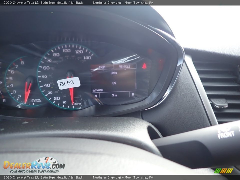 2020 Chevrolet Trax LS Satin Steel Metallic / Jet Black Photo #20