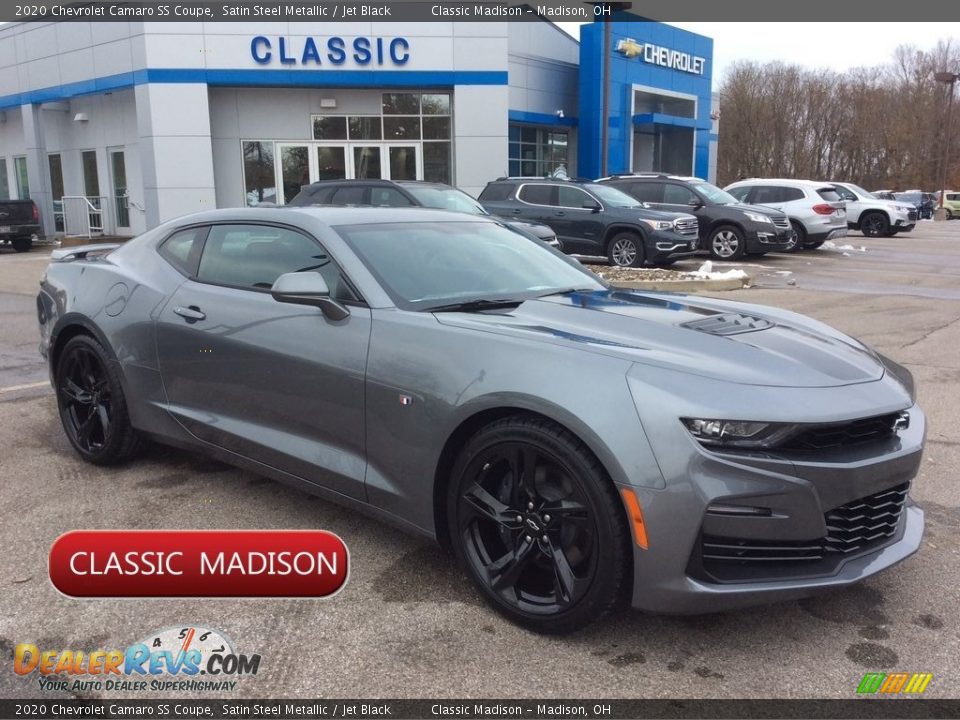 2020 Chevrolet Camaro SS Coupe Satin Steel Metallic / Jet Black Photo #1