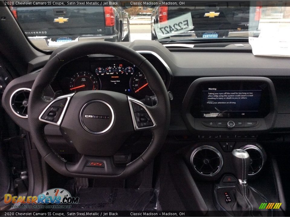 2020 Chevrolet Camaro SS Coupe Satin Steel Metallic / Jet Black Photo #3