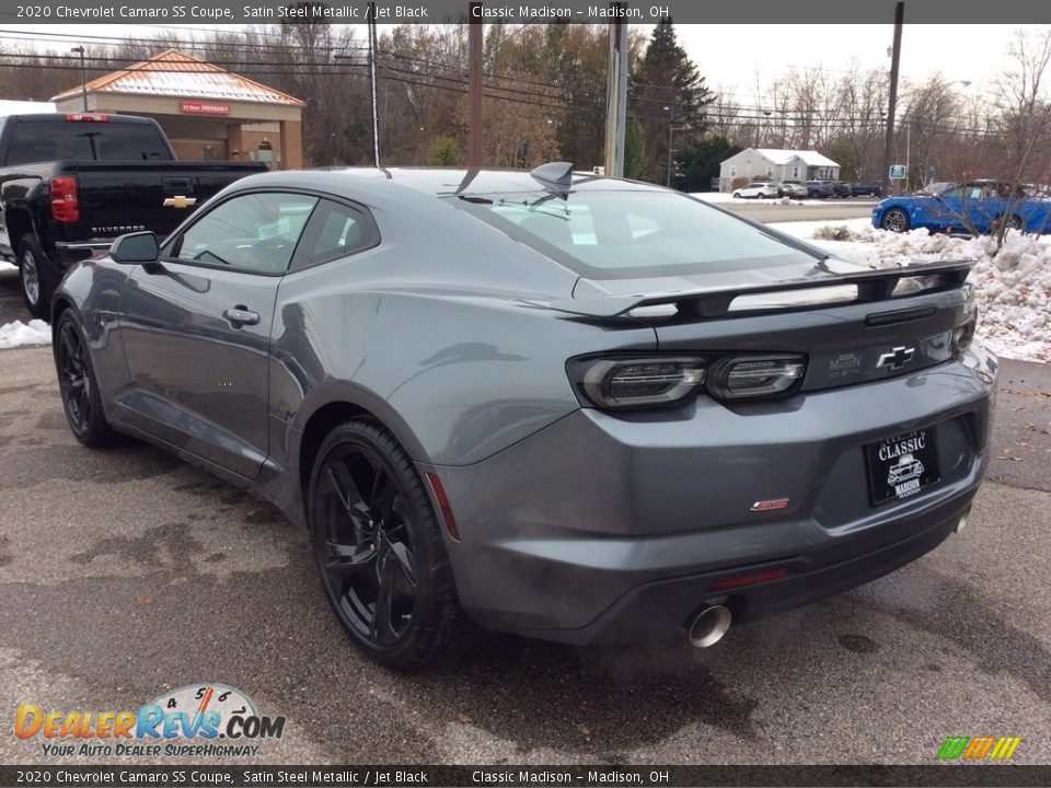 2020 Chevrolet Camaro SS Coupe Satin Steel Metallic / Jet Black Photo #7