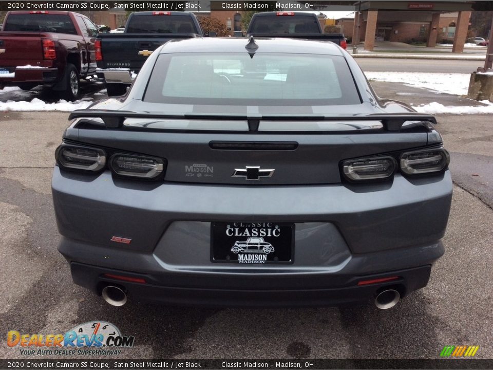 2020 Chevrolet Camaro SS Coupe Satin Steel Metallic / Jet Black Photo #8