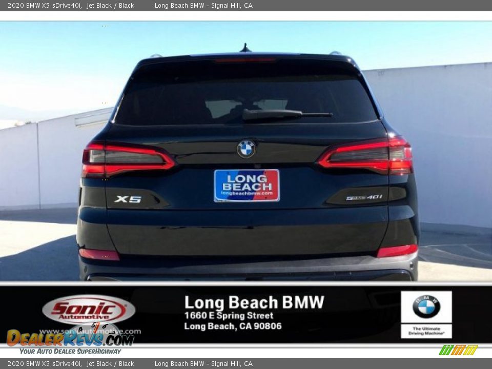 2020 BMW X5 sDrive40i Jet Black / Black Photo #3