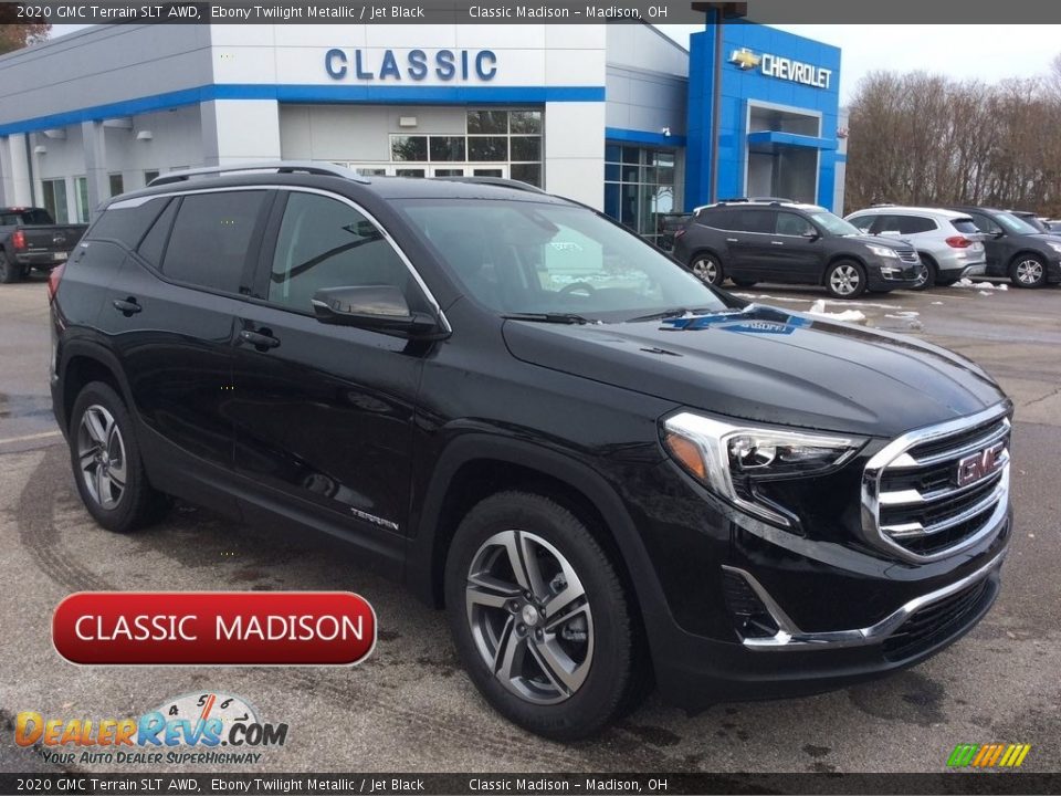 2020 GMC Terrain SLT AWD Ebony Twilight Metallic / Jet Black Photo #1