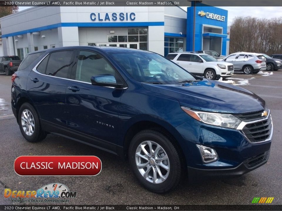 2020 Chevrolet Equinox LT AWD Pacific Blue Metallic / Jet Black Photo #1