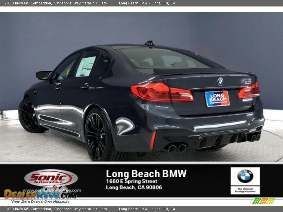 2020 BMW M5 Competition Singapore Grey Metallic / Black Photo #2
