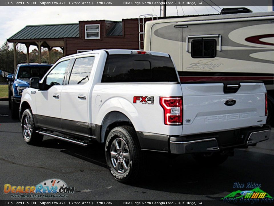 2019 Ford F150 XLT SuperCrew 4x4 Oxford White / Earth Gray Photo #3