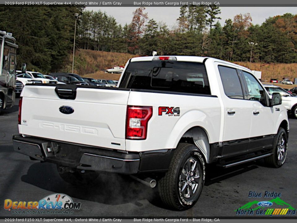 2019 Ford F150 XLT SuperCrew 4x4 Oxford White / Earth Gray Photo #5