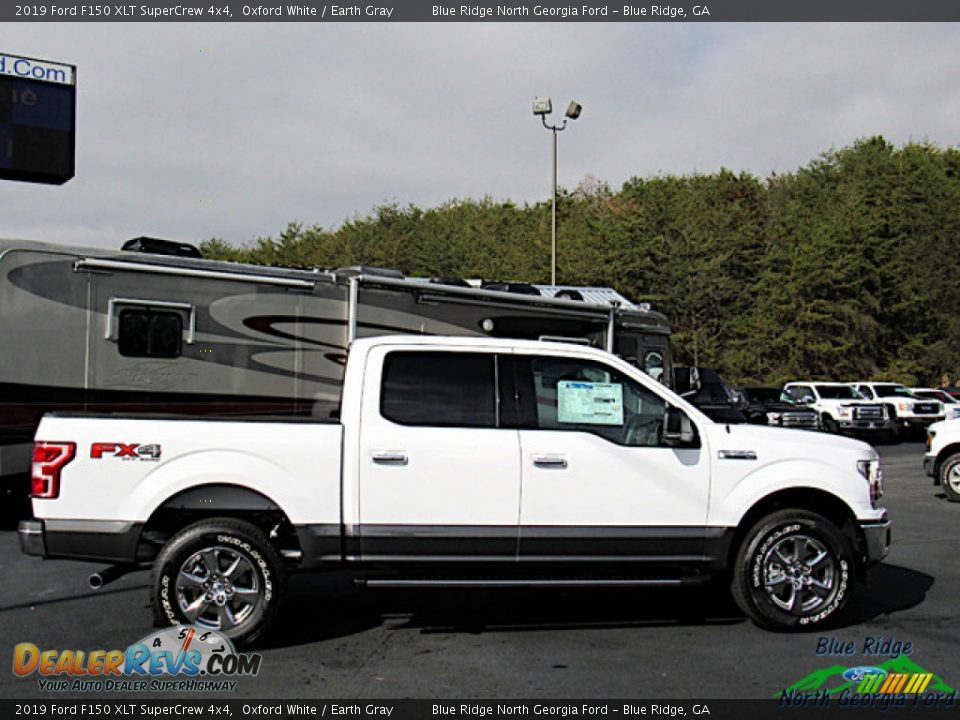 2019 Ford F150 XLT SuperCrew 4x4 Oxford White / Earth Gray Photo #6