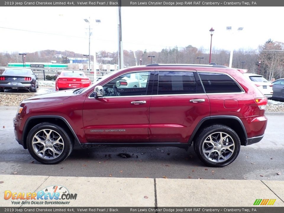 2019 Jeep Grand Cherokee Limited 4x4 Velvet Red Pearl / Black Photo #6