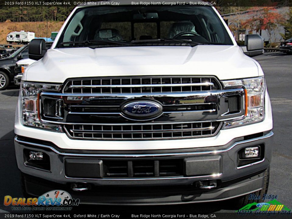 2019 Ford F150 XLT SuperCrew 4x4 Oxford White / Earth Gray Photo #8