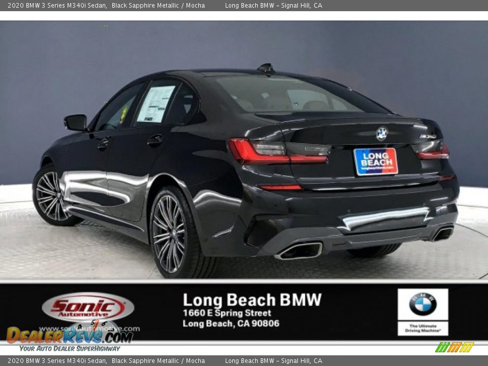 2020 BMW 3 Series M340i Sedan Black Sapphire Metallic / Mocha Photo #2