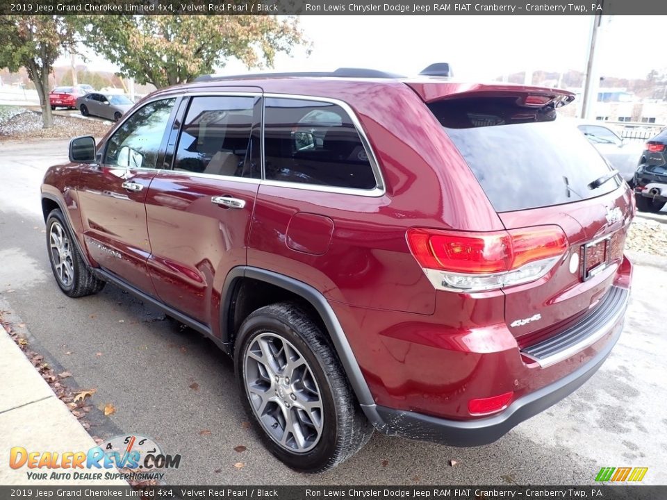 2019 Jeep Grand Cherokee Limited 4x4 Velvet Red Pearl / Black Photo #7