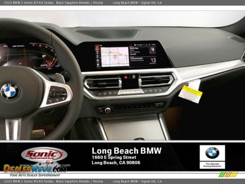 2020 BMW 3 Series M340i Sedan Black Sapphire Metallic / Mocha Photo #5