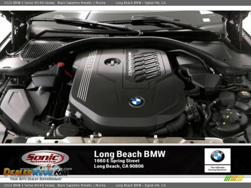 2020 BMW 3 Series M340i Sedan Black Sapphire Metallic / Mocha Photo #8