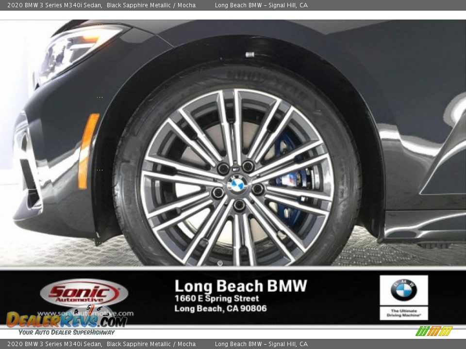 2020 BMW 3 Series M340i Sedan Black Sapphire Metallic / Mocha Photo #9