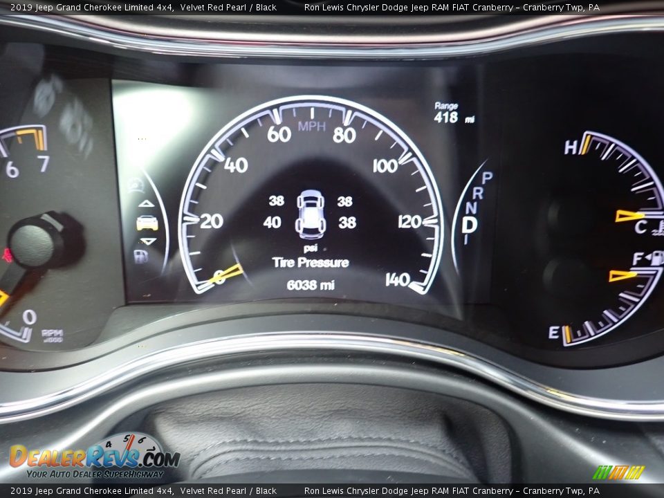 2019 Jeep Grand Cherokee Limited 4x4 Velvet Red Pearl / Black Photo #20