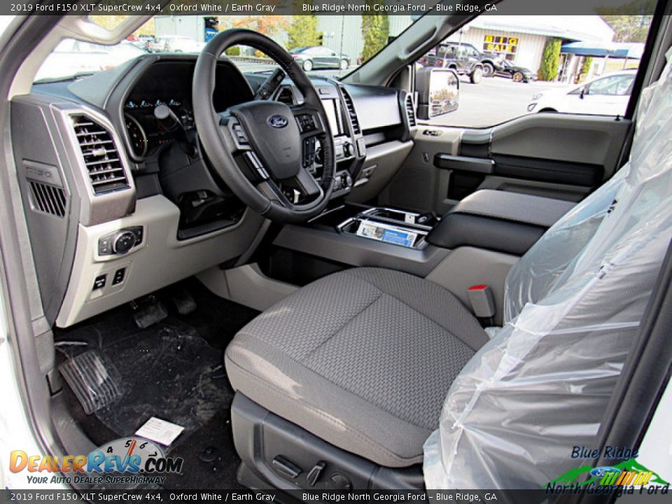 2019 Ford F150 XLT SuperCrew 4x4 Oxford White / Earth Gray Photo #29