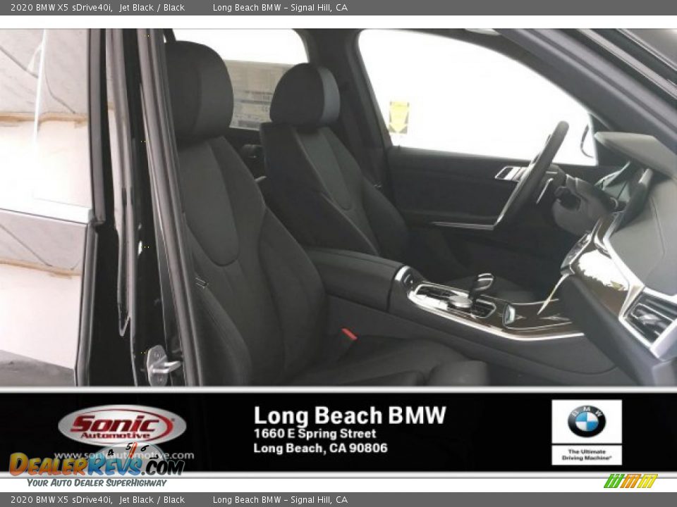 2020 BMW X5 sDrive40i Jet Black / Black Photo #7