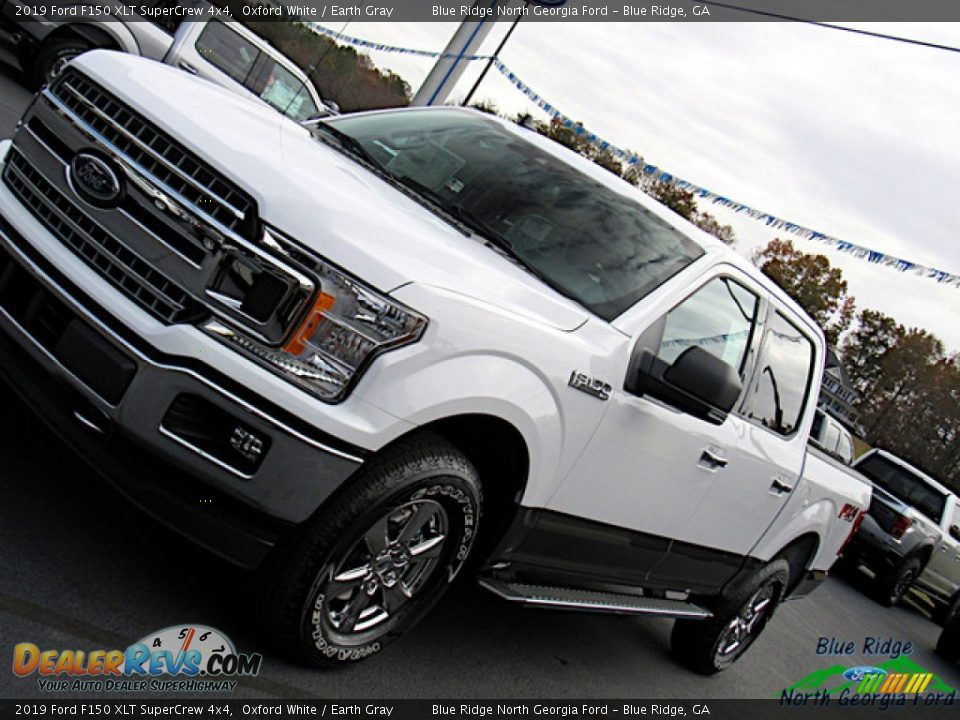 2019 Ford F150 XLT SuperCrew 4x4 Oxford White / Earth Gray Photo #32