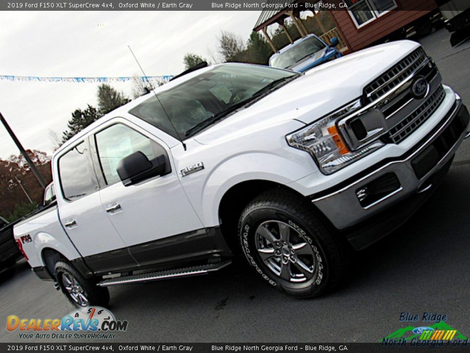 2019 Ford F150 XLT SuperCrew 4x4 Oxford White / Earth Gray Photo #33