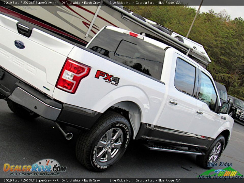 2019 Ford F150 XLT SuperCrew 4x4 Oxford White / Earth Gray Photo #34