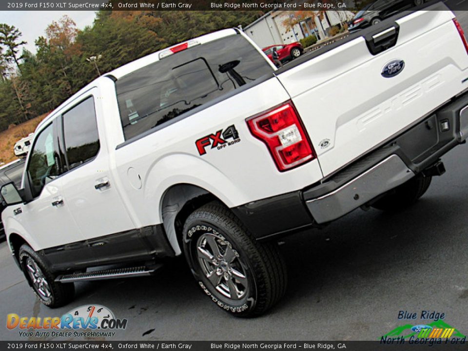 2019 Ford F150 XLT SuperCrew 4x4 Oxford White / Earth Gray Photo #35