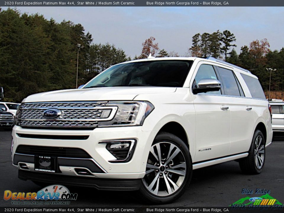 2020 Ford Expedition Platinum Max 4x4 Star White / Medium Soft Ceramic Photo #1