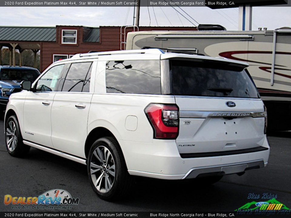 2020 Ford Expedition Platinum Max 4x4 Star White / Medium Soft Ceramic Photo #3