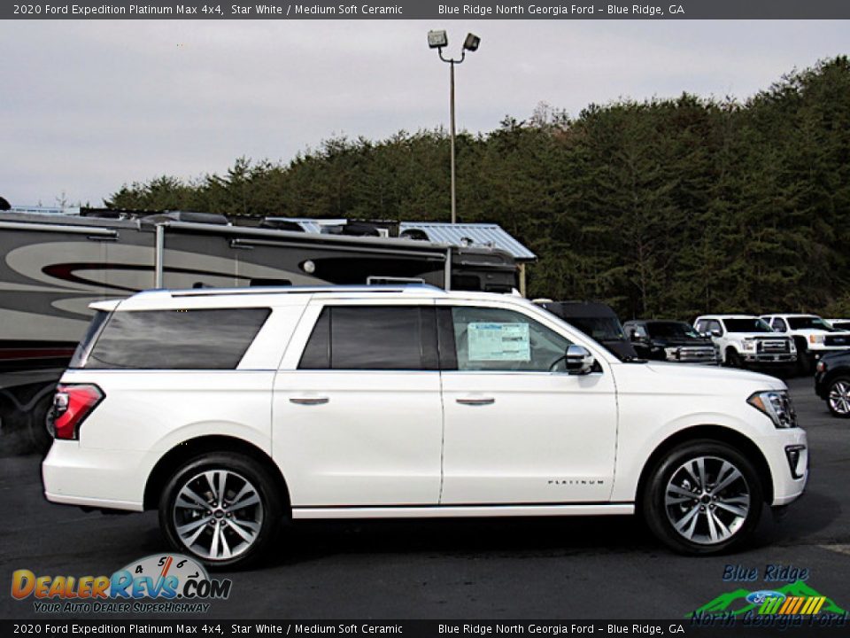 2020 Ford Expedition Platinum Max 4x4 Star White / Medium Soft Ceramic Photo #6