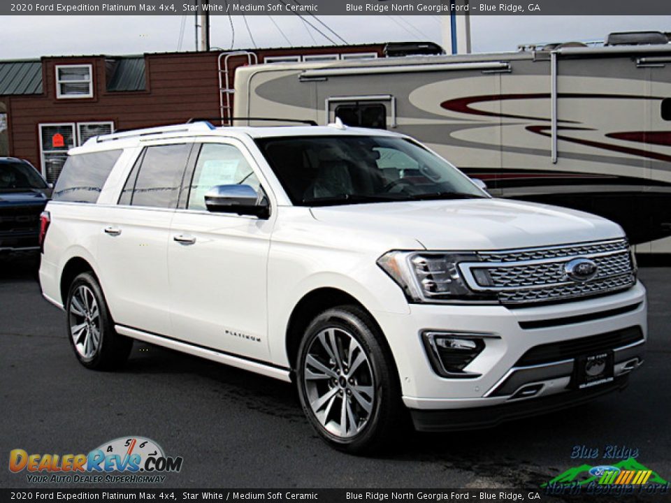 2020 Ford Expedition Platinum Max 4x4 Star White / Medium Soft Ceramic Photo #7