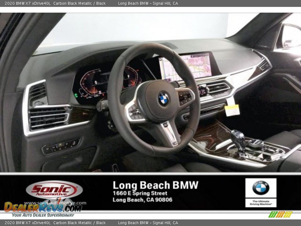 2020 BMW X7 xDrive40i Carbon Black Metallic / Black Photo #4