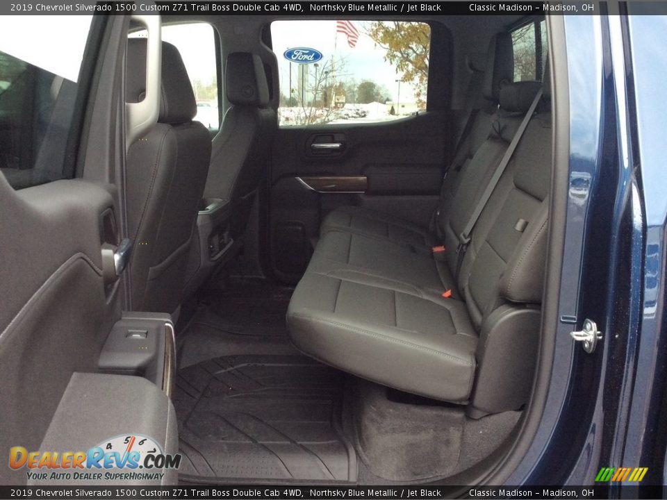 2019 Chevrolet Silverado 1500 Custom Z71 Trail Boss Double Cab 4WD Northsky Blue Metallic / Jet Black Photo #22