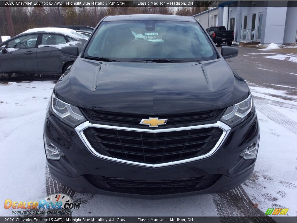 2020 Chevrolet Equinox LS AWD Midnight Blue Metallic / Ash Gray Photo #4