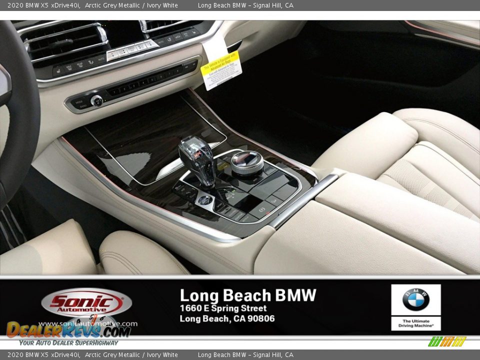 2020 BMW X5 xDrive40i Arctic Grey Metallic / Ivory White Photo #6