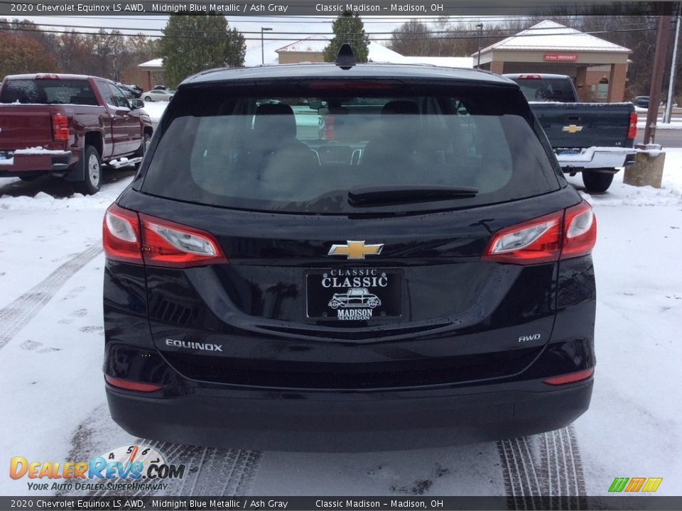 2020 Chevrolet Equinox LS AWD Midnight Blue Metallic / Ash Gray Photo #8