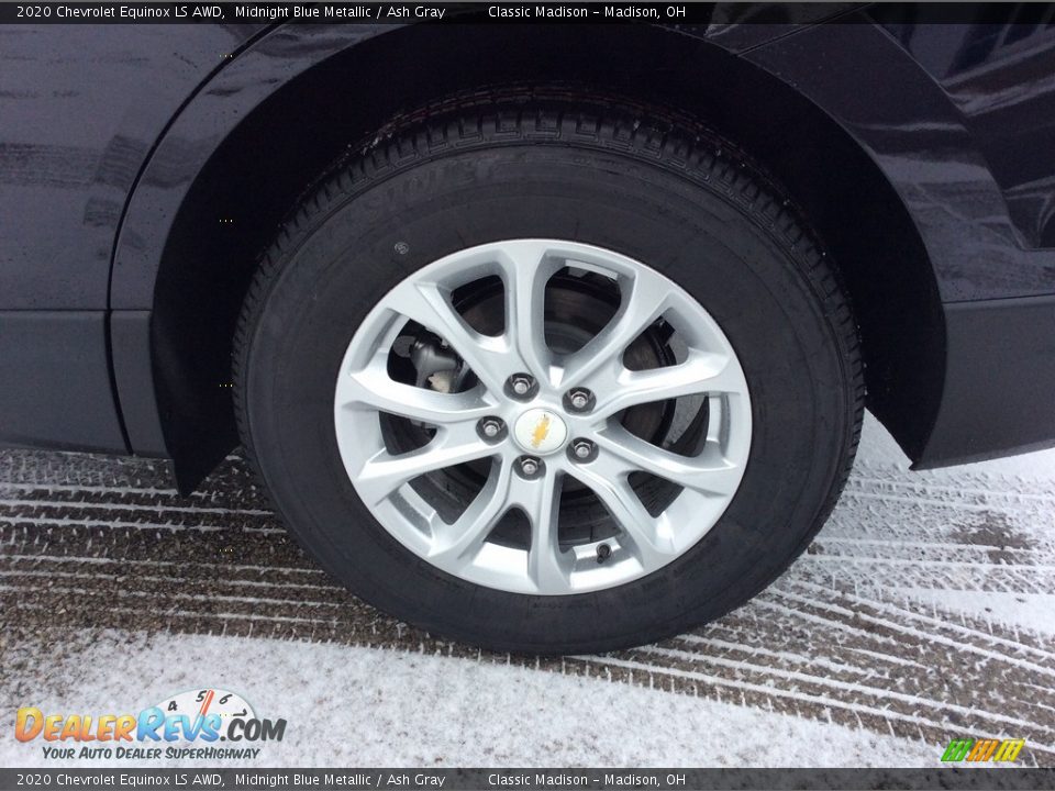 2020 Chevrolet Equinox LS AWD Midnight Blue Metallic / Ash Gray Photo #9