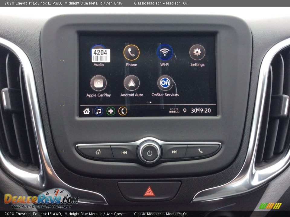 2020 Chevrolet Equinox LS AWD Midnight Blue Metallic / Ash Gray Photo #14