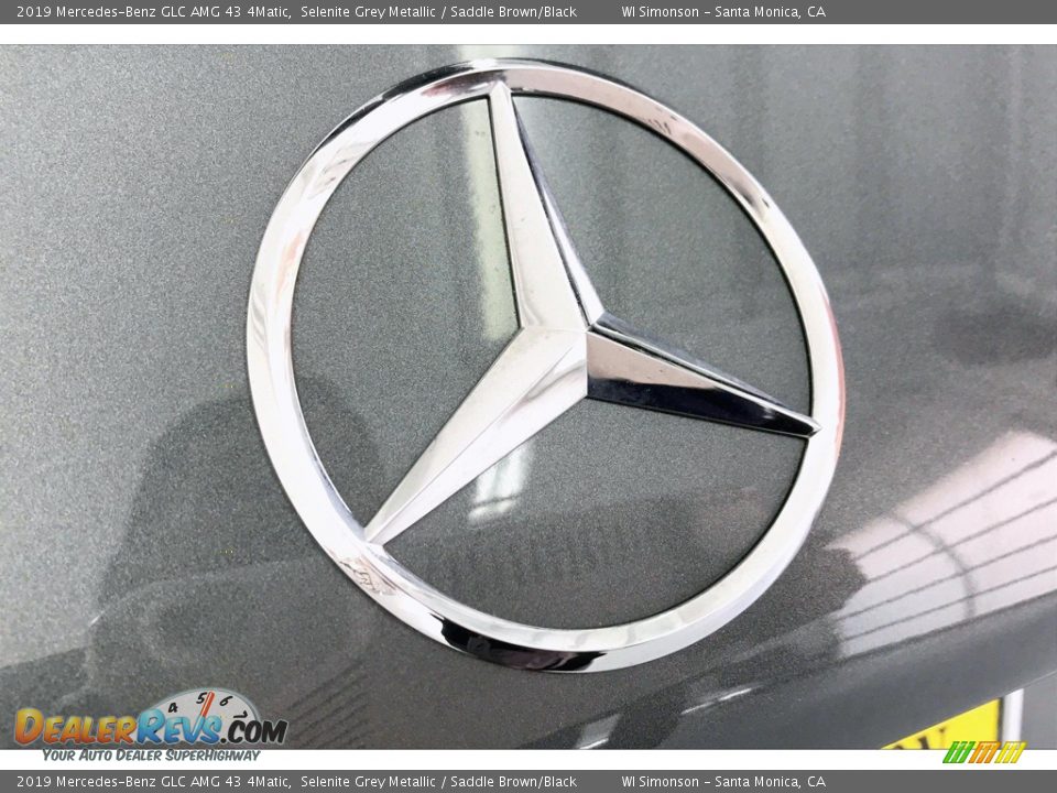 2019 Mercedes-Benz GLC AMG 43 4Matic Selenite Grey Metallic / Saddle Brown/Black Photo #7