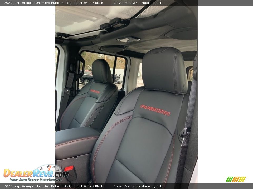 2020 Jeep Wrangler Unlimited Rubicon 4x4 Bright White / Black Photo #3