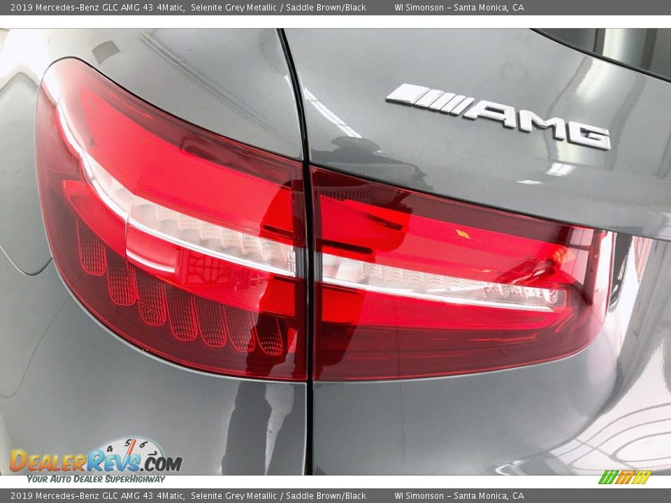 2019 Mercedes-Benz GLC AMG 43 4Matic Selenite Grey Metallic / Saddle Brown/Black Photo #26
