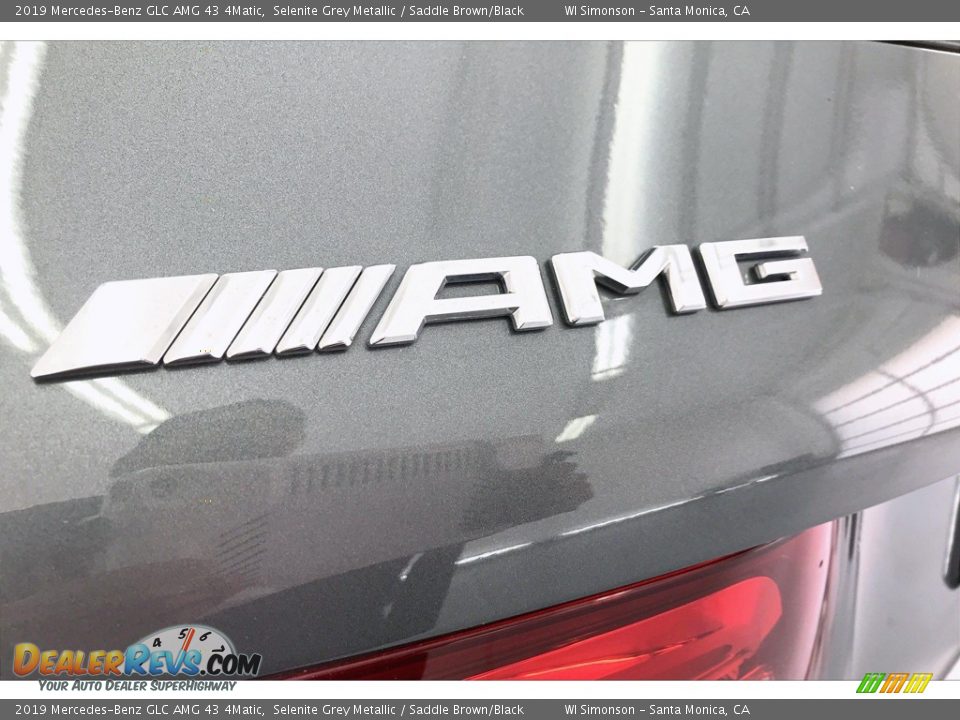 2019 Mercedes-Benz GLC AMG 43 4Matic Selenite Grey Metallic / Saddle Brown/Black Photo #27