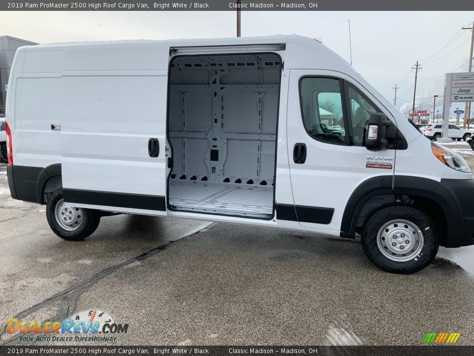 2019 Ram ProMaster 2500 High Roof Cargo Van Bright White / Black Photo #7