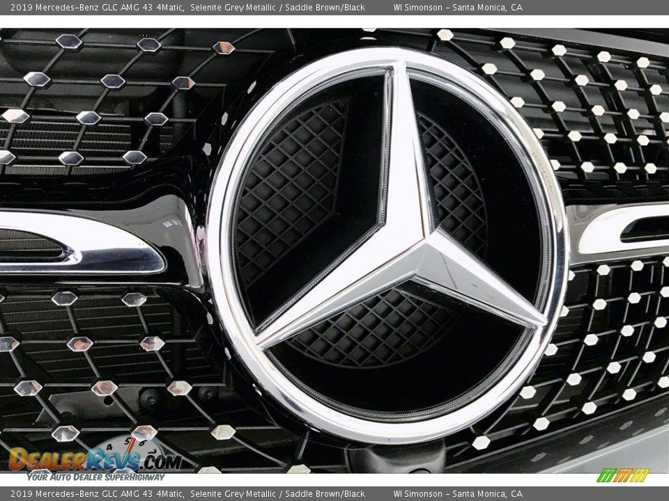 2019 Mercedes-Benz GLC AMG 43 4Matic Selenite Grey Metallic / Saddle Brown/Black Photo #33