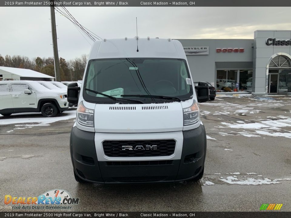 2019 Ram ProMaster 2500 High Roof Cargo Van Bright White / Black Photo #1