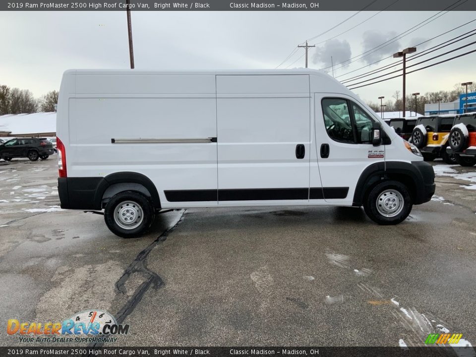2019 Ram ProMaster 2500 High Roof Cargo Van Bright White / Black Photo #7