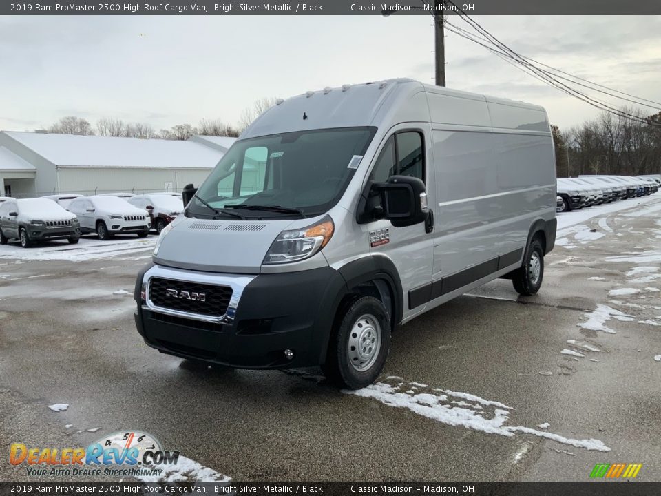 2019 Ram ProMaster 2500 High Roof Cargo Van Bright Silver Metallic / Black Photo #2