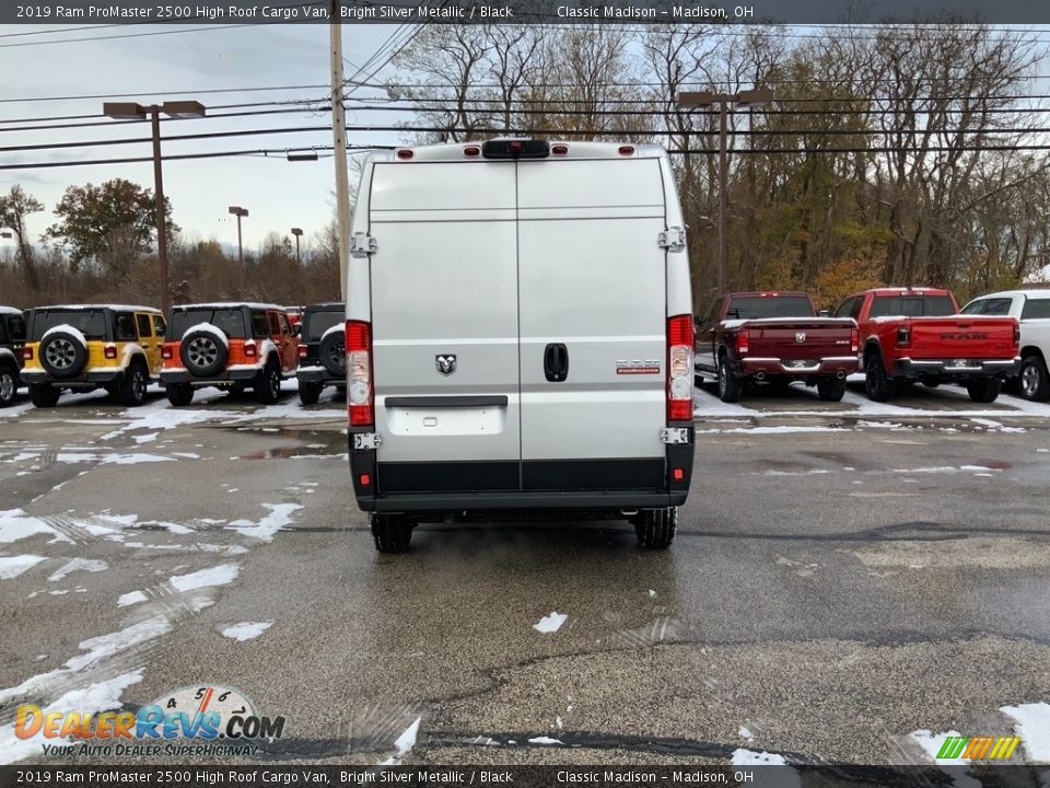 2019 Ram ProMaster 2500 High Roof Cargo Van Bright Silver Metallic / Black Photo #5