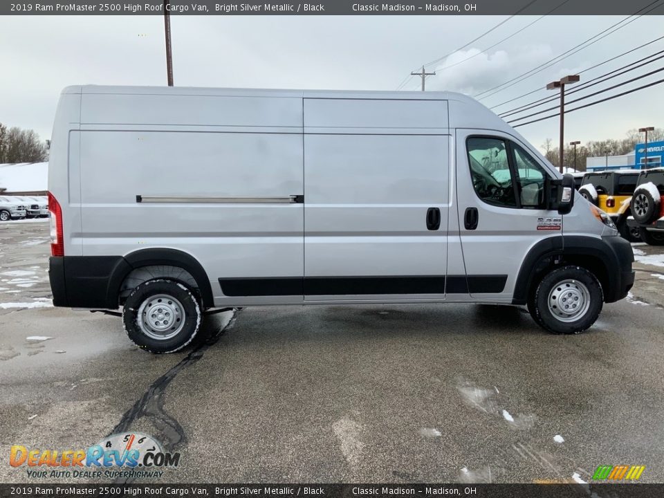 2019 Ram ProMaster 2500 High Roof Cargo Van Bright Silver Metallic / Black Photo #7