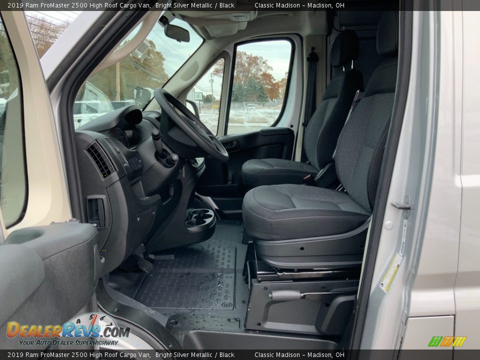 2019 Ram ProMaster 2500 High Roof Cargo Van Bright Silver Metallic / Black Photo #13