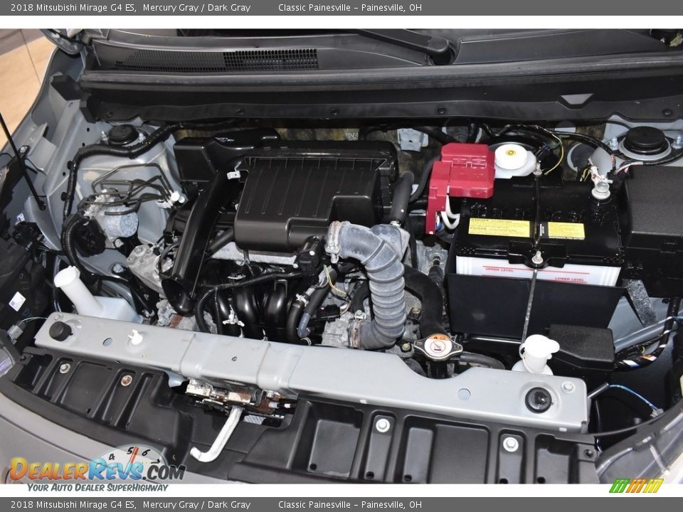 2018 Mitsubishi Mirage G4 ES Mercury Gray / Dark Gray Photo #8